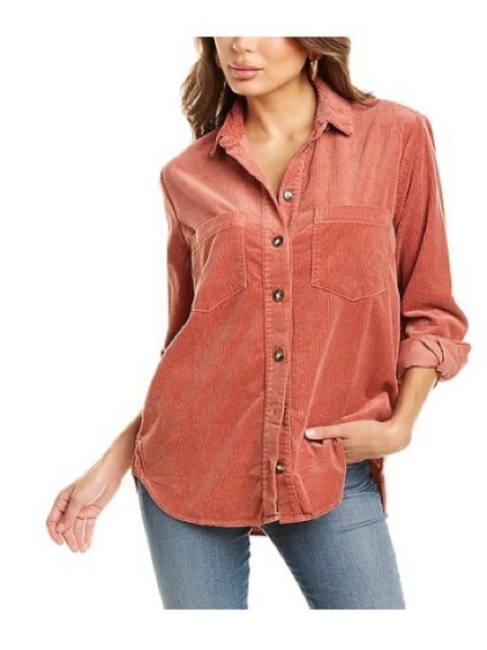 MADEWELL Corduroy Sunday Shirt - Rose Dust - XXL